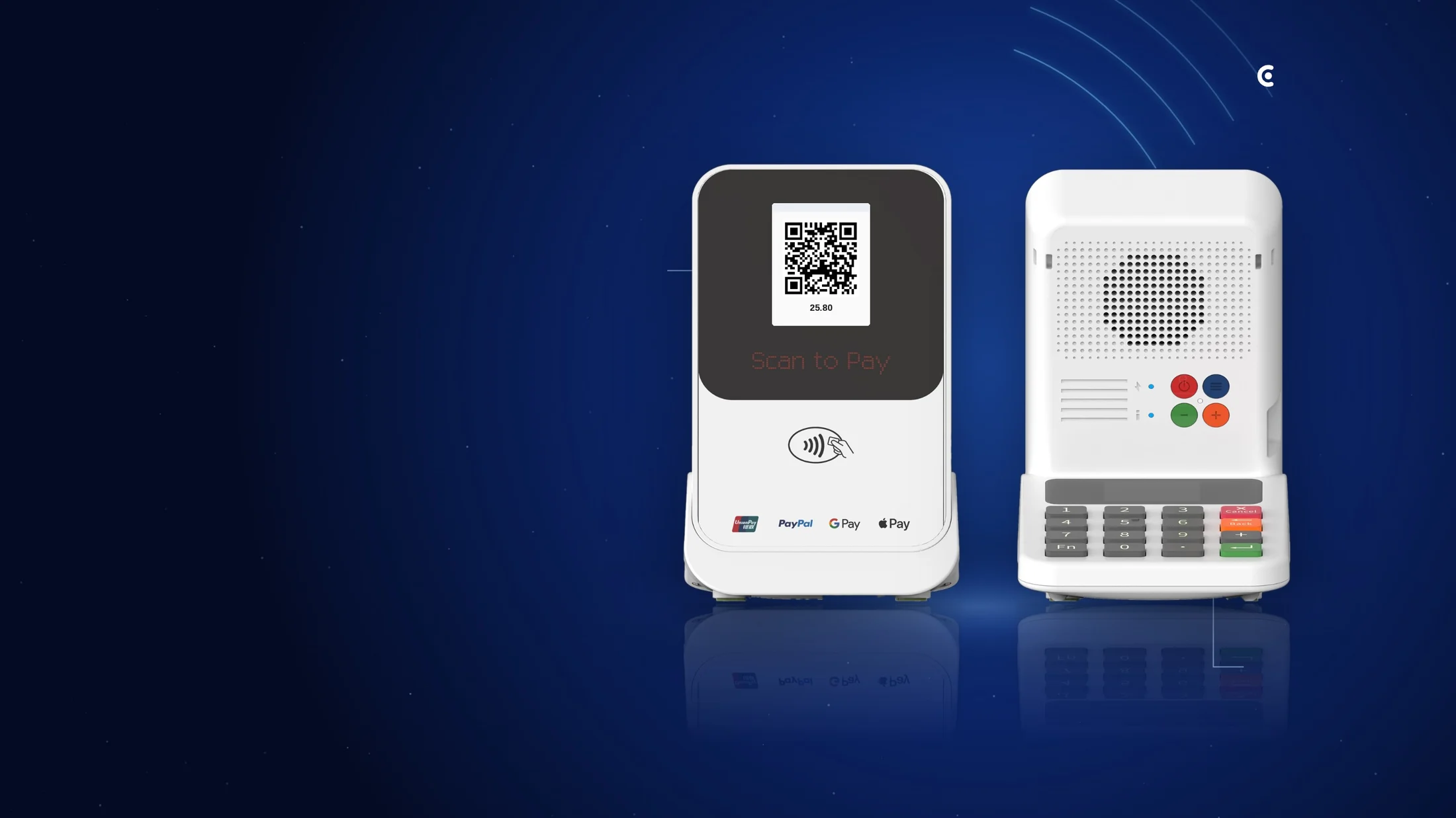 S10 sound box front and back with keypad