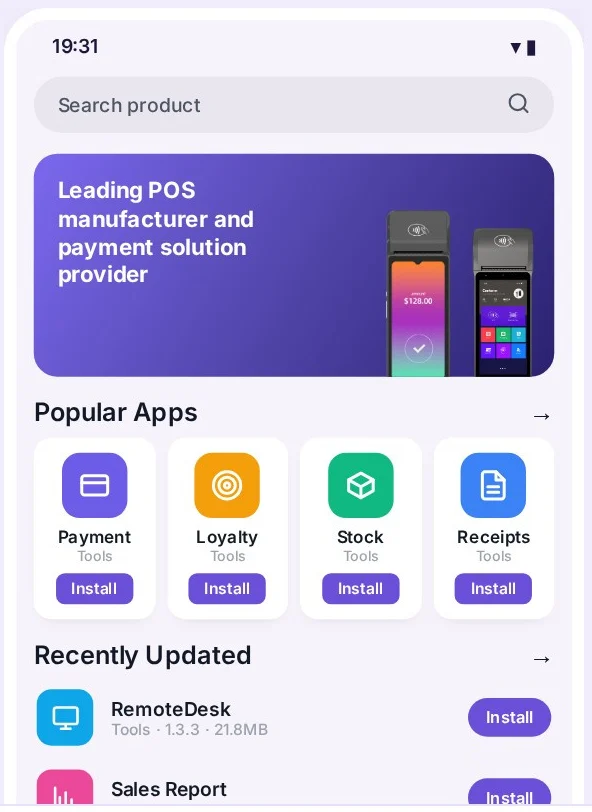 App Cloud on a terminal