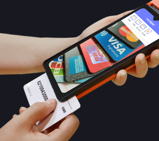 Swiping a magnetic stripe card on CTA K10