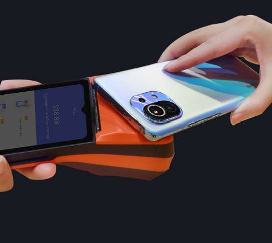 Paying with a phone on CTA K10