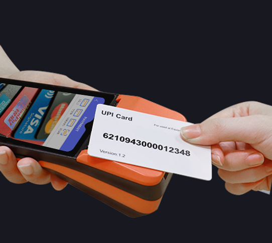 Tapping a contactless card on CTA K10