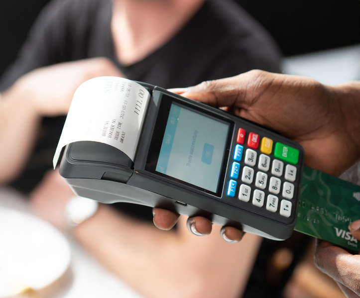 B70 printing a receipt