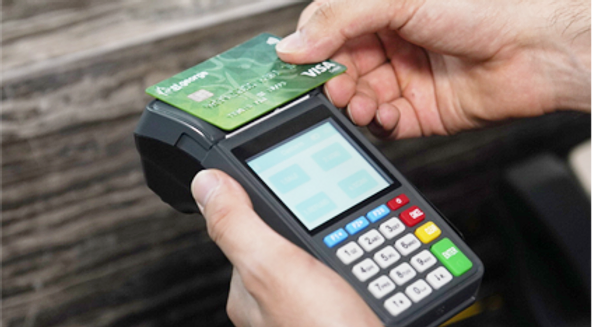 Tapping a card on B70