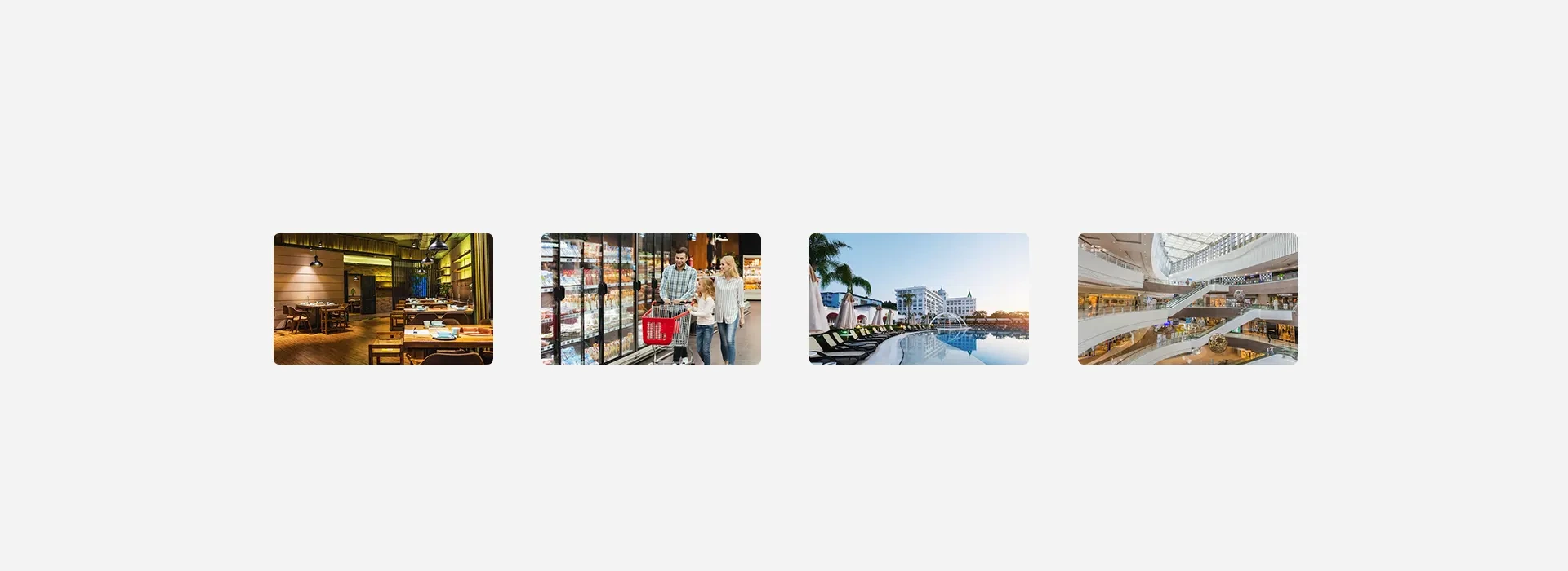 Supermarket, fresh market, catering and hotel