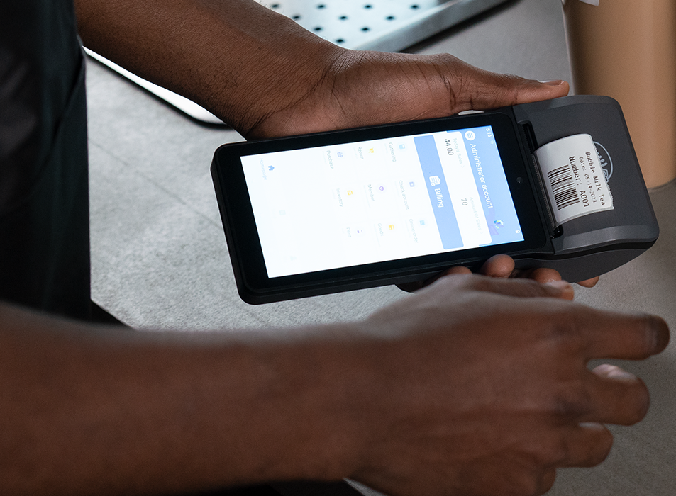 Q7 printing a receipt